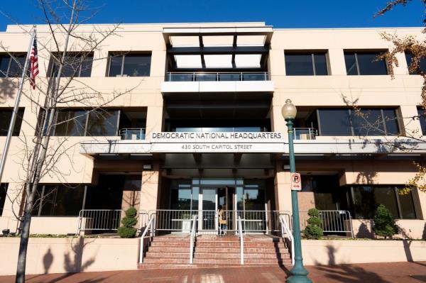 The Democratic Natio<em></em>nal Committee headquarters