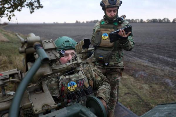 Ukrainian servicemen of Ukrainian Air Defence unit