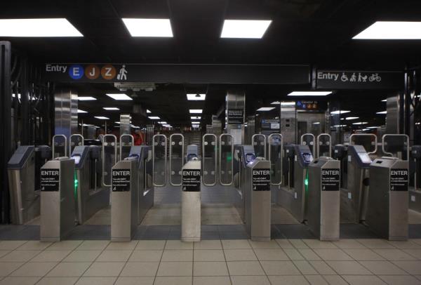 The new subway gates