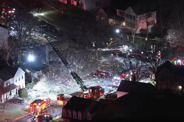 house explosion in Virginia