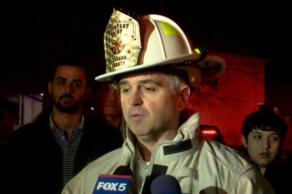 One firefighter was killed, officials said.