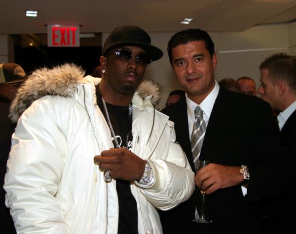 Sean ”Diddy” Combs with Jacob Arabo at the Jacob & Co. grand store opening in 2004. 