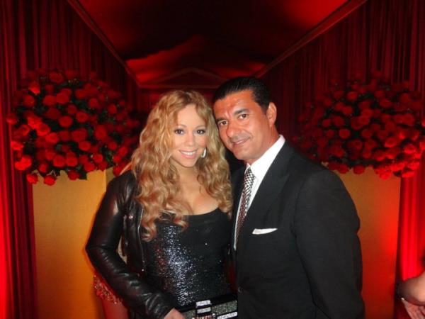 Mariah Carey and Jacob Arabo, aka Jacob the Jeweler