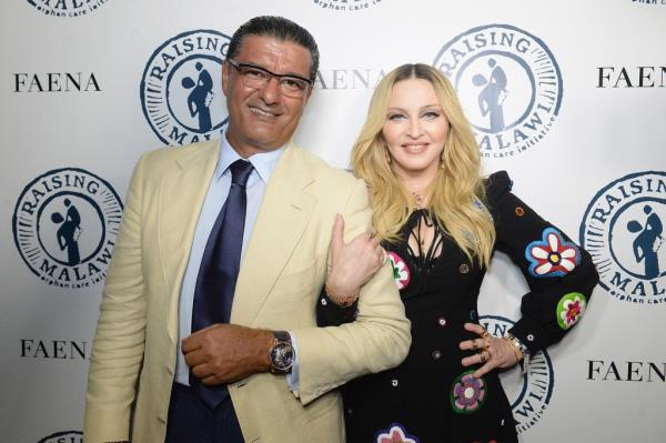 Jacob Arabo, aka Jacob the Jeweler, and Madonna