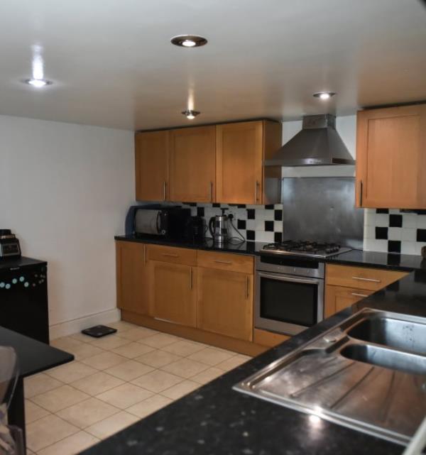 The home's large kitchen diner