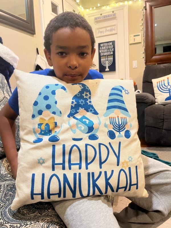 Co<em></em>nor Andrew Dunn, 11, is ready for the holiday in Dobbs Ferry with his 