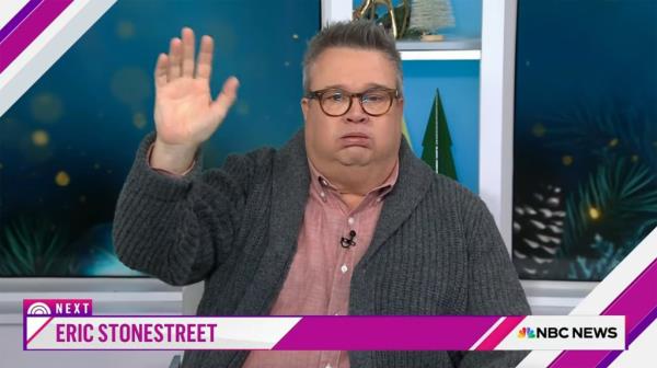 Eric Sto<em></em>nestreet appears to wince in pain during bizarre ‘Today’ appearance