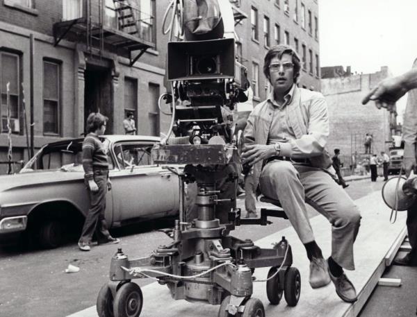 Actor Gene Hackman and director William Friedkin, on the set of the movie 'The French Connection', 1971.