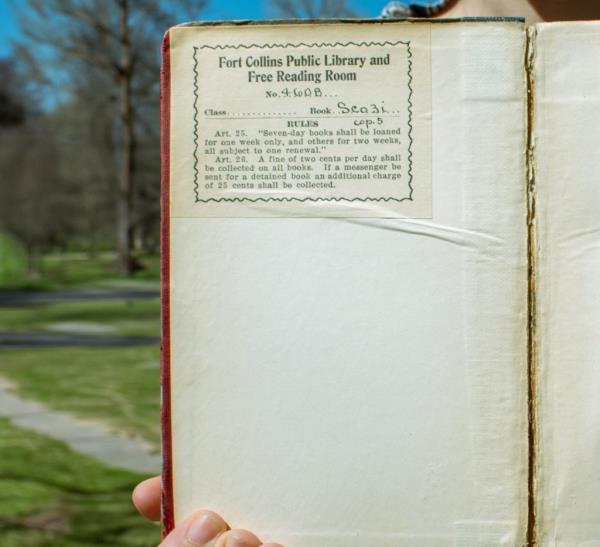 Author Walter Scott’s “Ivanhoe” was dropped off at Poudre Libraries earlier this year 105 years to the date that it was checked out and supposed to be due back on Feb. 13, 1919.