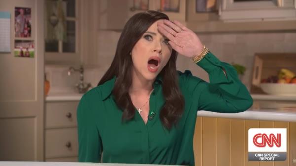 Scarlett Johansson as Katie Britt. 