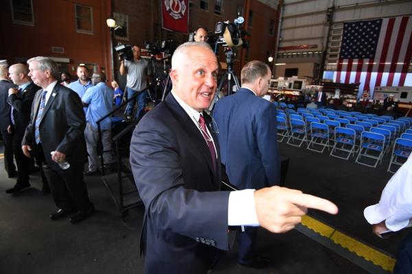 The FDNY swearing-in ceremony of the new Commissioner, Robert Tucker