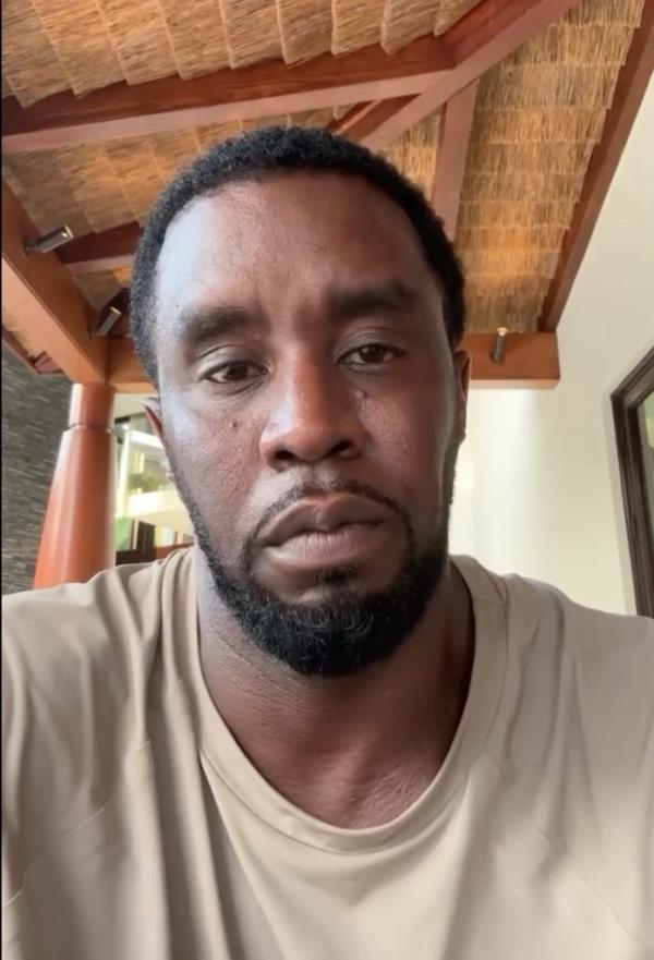 Sean 'Diddy' Combs filming an apology video, taking full respo<em></em>nsibility for past actions