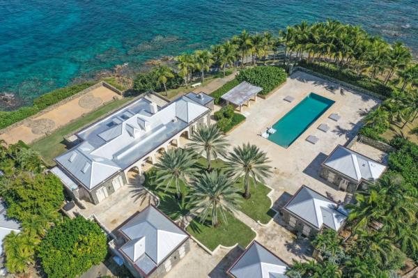 Little Saint James, private island in the US Virgin Islands. Formerly owned by Jeffrey Epstein.