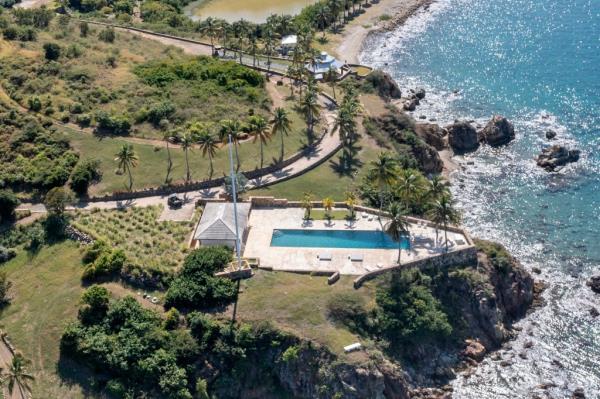 Little Saint James, private island in the US Virgin Islands. Formerly owned by Jeffrey Epstein.