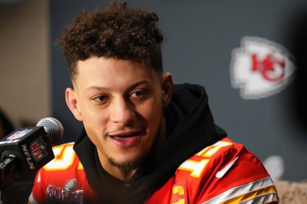 Patrick Mahomes of the Kansas City Chiefs