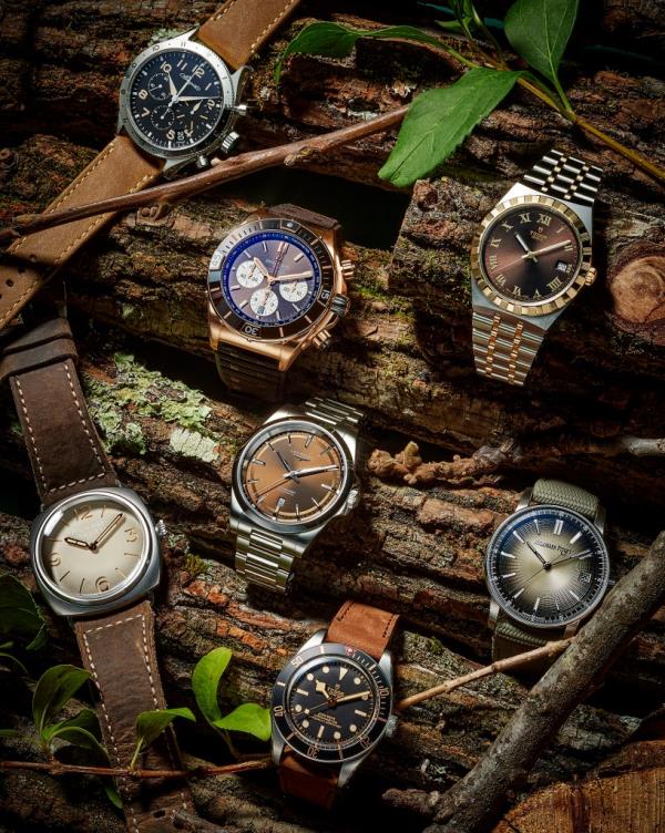 Brown watch trend still life