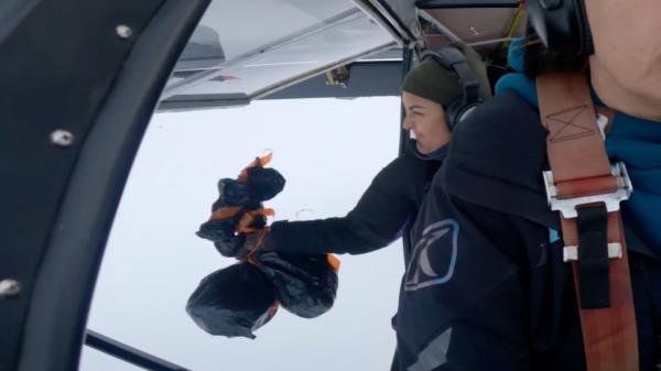 Alaska pilot Esther Keim will drop frozen turkeys to residents in rural Alaska.