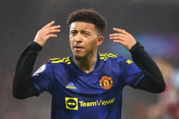 Manchester United player Jadon Sancho