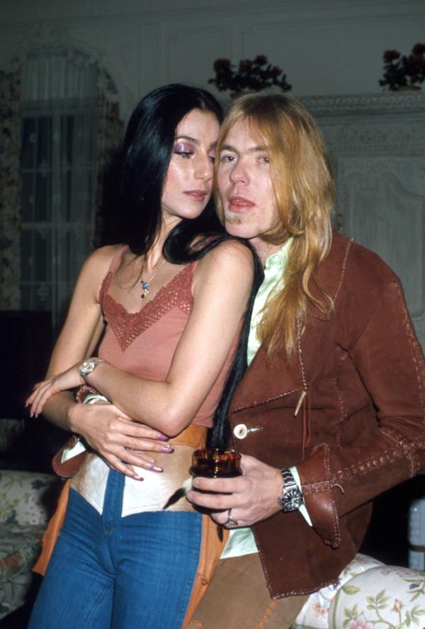 Cher and Gregg Allman in 1977
