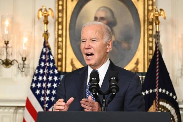 President Biden lashed out at reporters on Thursday, Feb. 8, and denounced Hur's report.