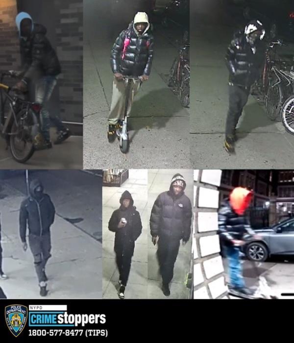 Several suspects — seen in images released by the NYPD Mo<em></em>nday — flashed guns, knives and razor blades in the 11-day series of crimes, spanning both east and west Harlem, from East 109th Street near Madison Avenue to West 141st Street and Malcolm X Boulevard, cops said. 