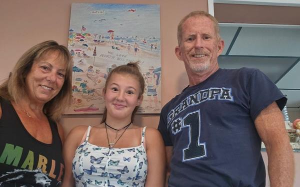 Karen Bolger, Autumn, and Frank Bolger