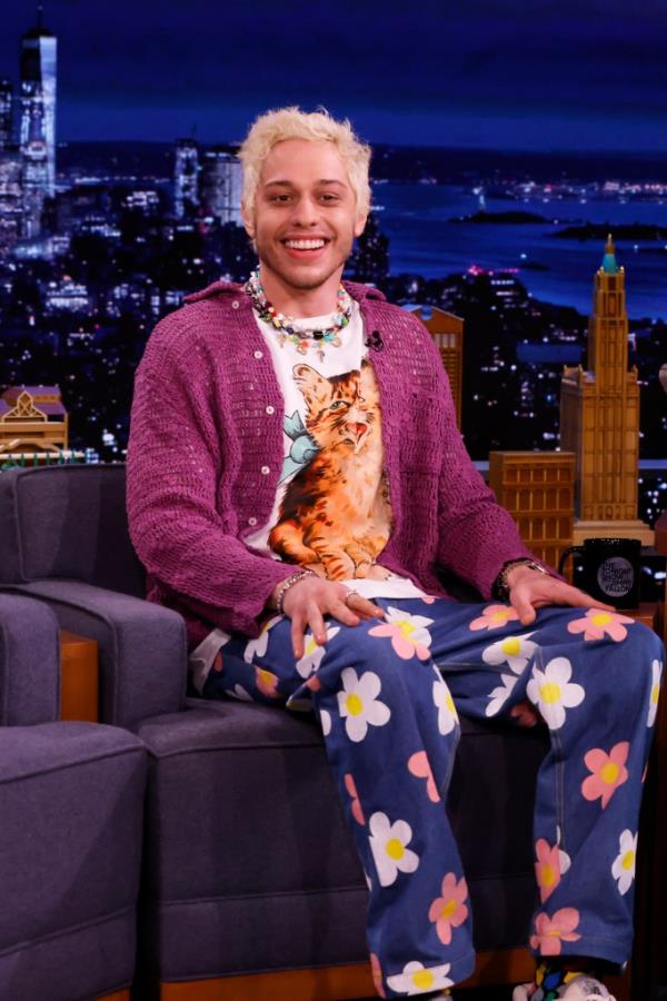 Pete Davidson during an interview on Wednesday, September 8, 2021.
