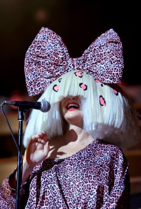 INDIO, CALIFORNIA - APRIL 22: Sia performs with Labrinth at the Mojave Tent during the 2023 Coachella Valley Music and Arts Festival on April 22, 2023 in Indio, California. (Photo by Michael Loccisano/Getty Images for Coachella)