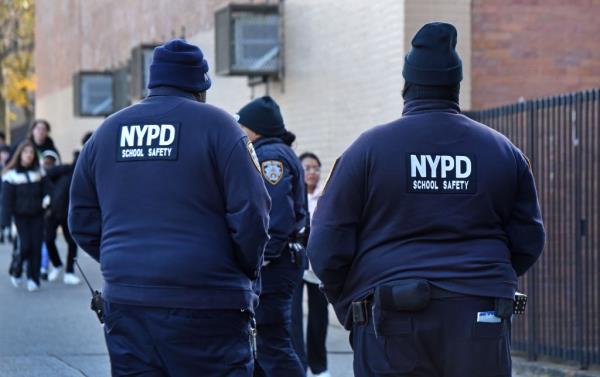 FBI agents (not pictured) raided the NYPD's School Safety Division HQ on Thursday.