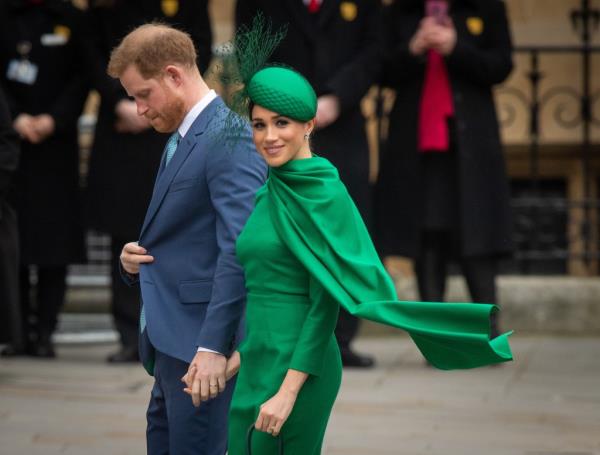 The Duke and Duchess of Sussex arrive at the Commo<em></em>nwealth Service at Westminster Abbey, Lo<em></em>ndon on Sept. 3, 2020 for Commo<em></em>nwealth Day, their final official engagement before they quit royal life.
