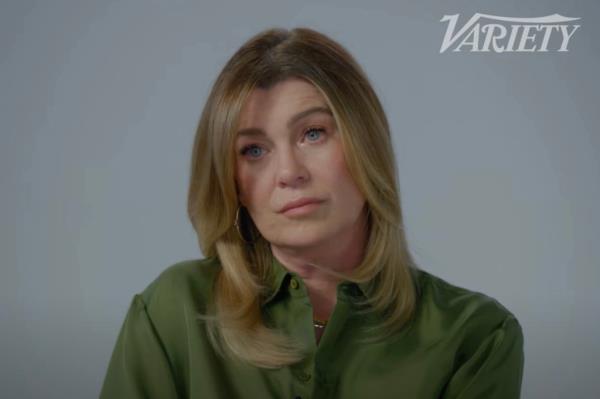 Katherine Heigl with co-stars on Grey's Anatomy