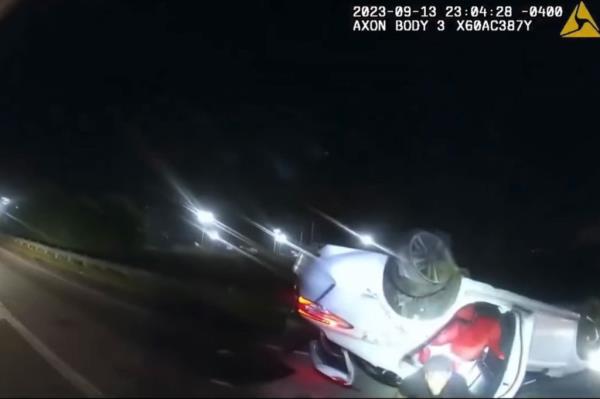 Police said the teen was racing when he lost co<em></em>ntrol of the car and crashed into a median.