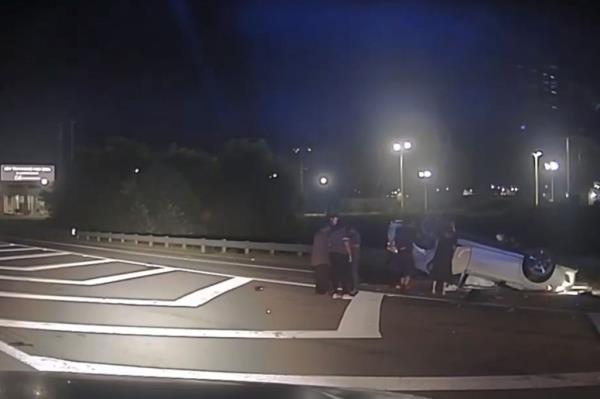 The teen was taken to a hospital and treated for several injuries after the rescue.