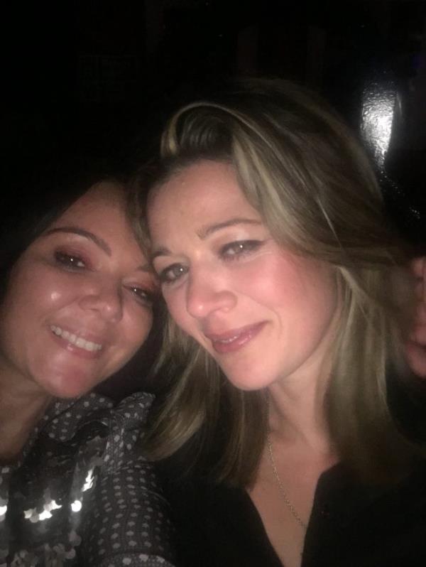 Do<em></em>nia on the night out for her 39th birthday, the day before she discovered her breast cancer lump