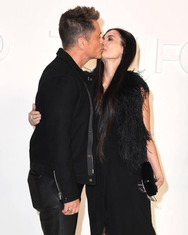 Rob Lowe and Demi Moore in 2020.