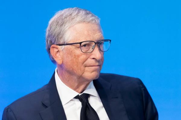 Microsoft co-founder Bill Gates was pictured with one of Jeffrey Epstein's accusers in March 2014.