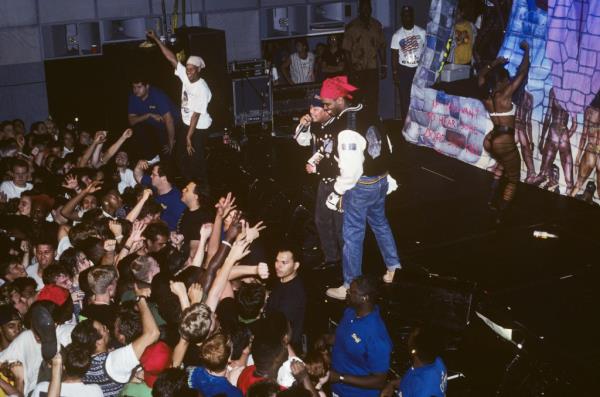 2 Live Crew performing at the Palladium in New York City on July 18, 1990.