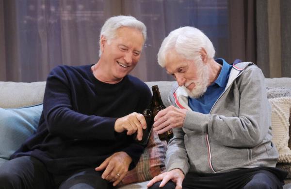 Van Dyke’s appearance on the show came through his budding friendship with IRL gym buddy, Drake Hogestyn who plays John Black on the show.