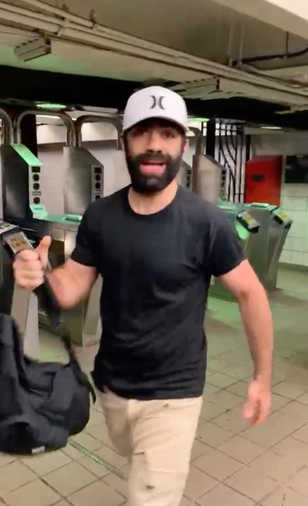 A photo of the man arrested and charged in the assault on Sheharyar Ali Kazmi, 25.</p>
<p> His name is David Grinblat