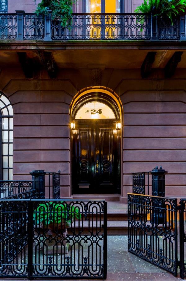 Exterior of the townhouse. 