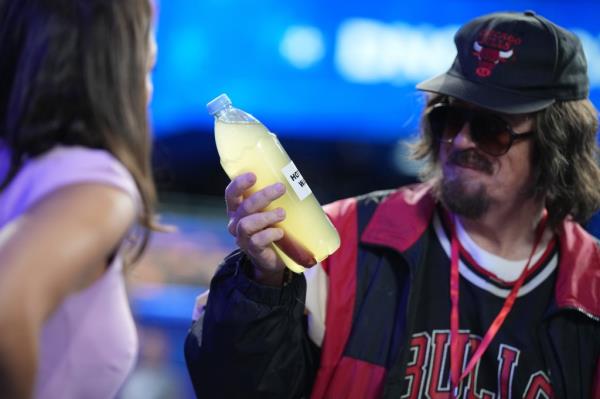 Stephen Colbert talks to AOC at the DNC