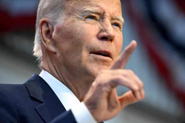 US President Joe Biden delivers remarks on his 