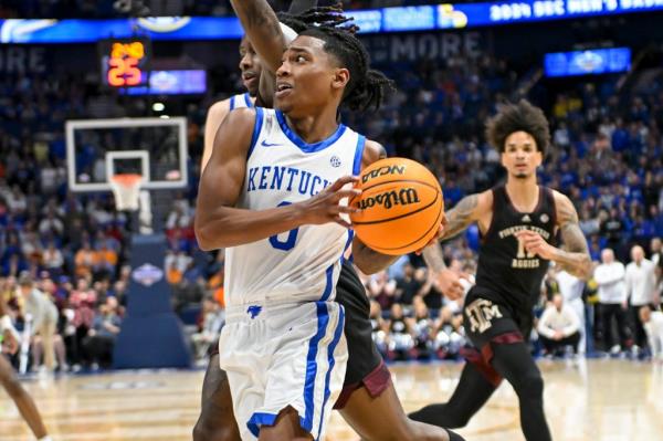 Rob Dillingham was drafted by the Timberwolves at No. 8 overall.