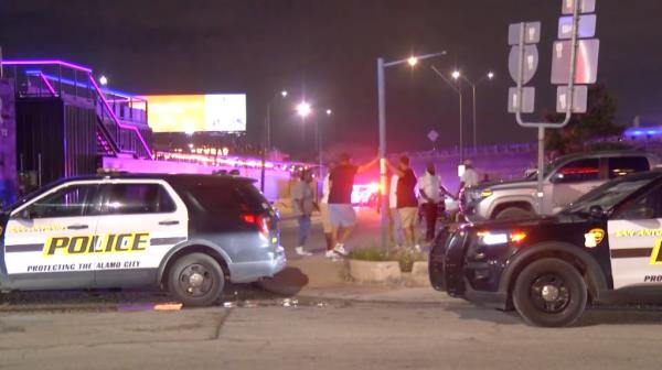 The teachers back was towards the nearby highway, I-37, and police believe the shot was fired from the Interstate, the local news station reported.