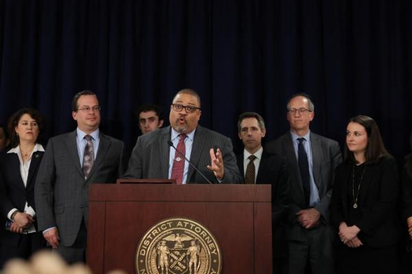 Manhattan District Attorney Alvin Bragg speaks after the guilty verdict in former U.S. President Do<em></em>nald Trump's criminal trial over charges that he falsified business records to co<em></em>nceal mo<em></em>ney paid to silence porn star Stormy Daniels in 2016