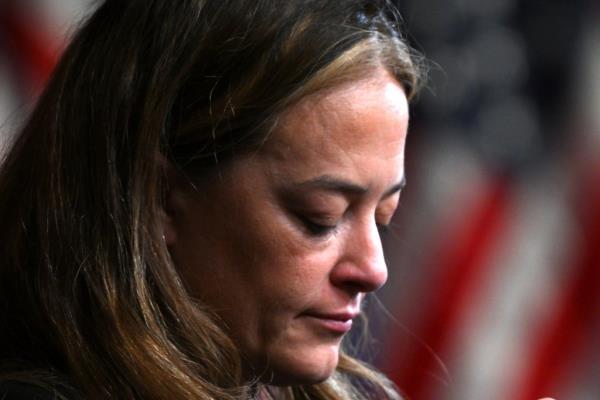 Commissio<em></em>ner Laura Kavanagh looks down