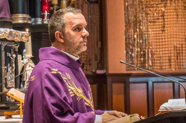 A photo of Fr. Bielecki in his religious garb.