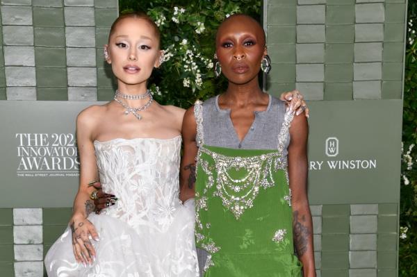 Ariana Grande and Cynthia Erivo at the WSJ. Magazine Innovators Awards on October 29