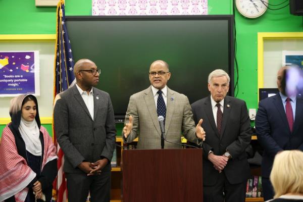 New York Schools Chancellor David Banks.