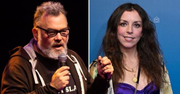 Stewart Lee and Bridget Christie